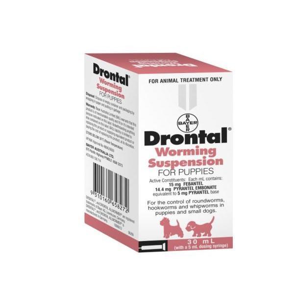 drontal puppy wormer dosage