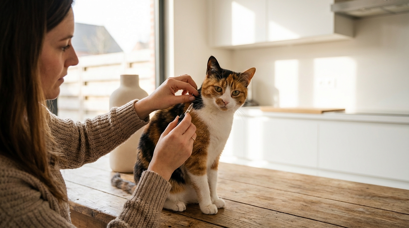 고양이의 기생충, 진드기, 벼룩을 효과적으로 관리하는 방법