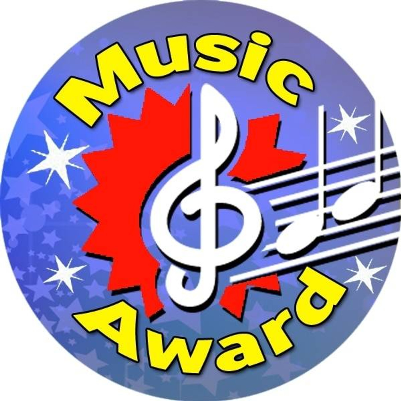 Parents and Nursery 234 Music Awards 30 mm Reward Stickers for School Teachers 
