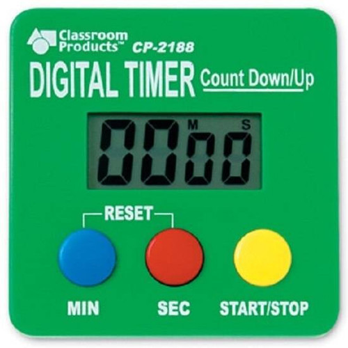 Learning Resources Learning Resources - Digital Timer Count Up and Down Stopwatch