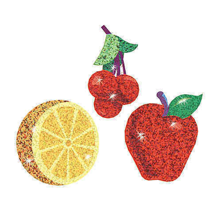 Trend Enterprises Inc TREND Festive Fruit Reward Sparkle Stickers