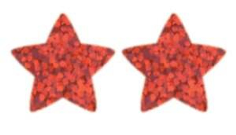 Trend Enterprises Inc 400 Red Sparkle Stars superShapes reward stickers