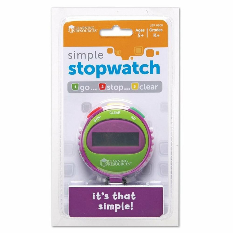 Learning Resources Childrens Simple Stopwatch by Learning Resources