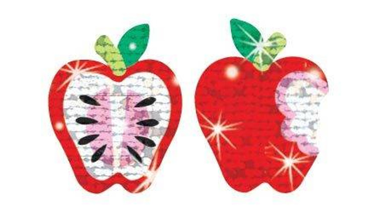 Trend Enterprises Inc TREND Apple Dazzlers 72 Sparkle Stickers