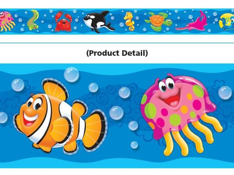 Trend Enterprises Inc Sea Buddies - School Classroom Display - Trend Bolder Border