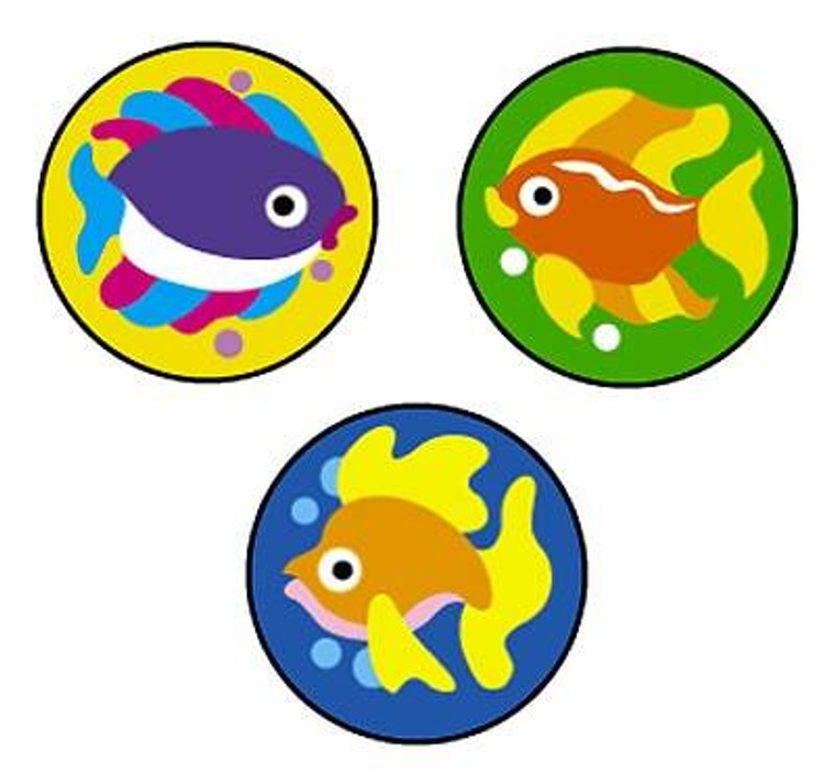 Trend Enterprises Inc 800 Fabulous Fish SuperSpots mini reward Stickers