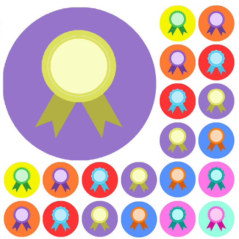 Sticker Stocker - 900 Mini Colourful Rosette Award Dots 10mm Spot Reward Stickers for Teachers and Planner Charts