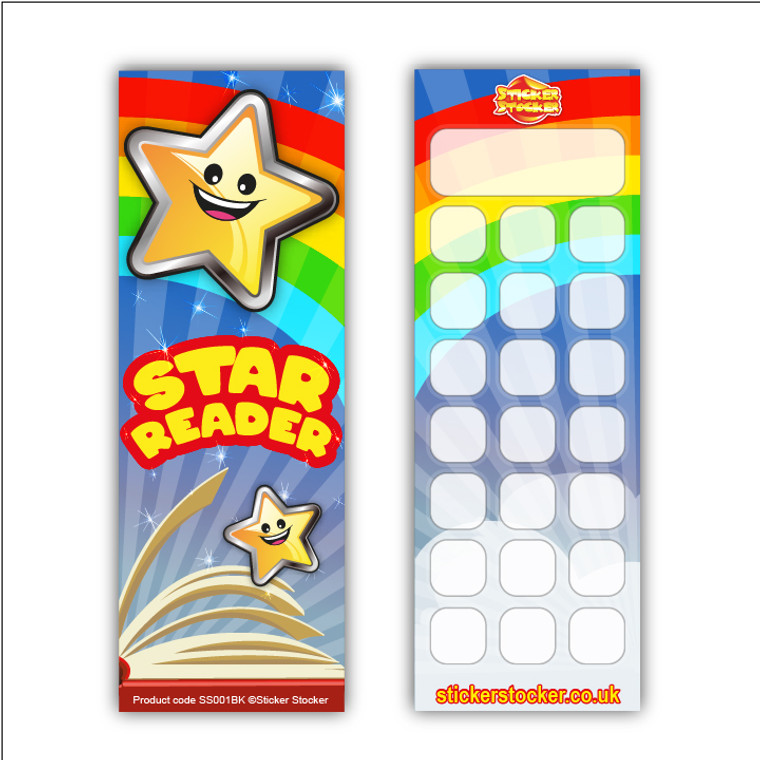 Sticker Stocker - 30 Star Reader Reading Classroom Reward Bookmarks Ideal For School Teachers