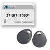 AnythingID 37 BIT Prox Key Fobs Compatible with IDENTICARD I10601