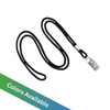 1/8" Round Braid Lanyard with Bulldog Clip (100 Pack)