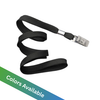3/8" Flat Braid Lanyard with Bulldog Clip (100 Pack)