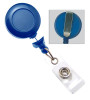Badge Reel with No-Twist Reel with Clear Vinyl Strap and Belt Clip (50 Pack)