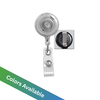 Badge Reels Translucent with Belt Clip and Clear Strap (50 Pack)