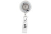 1.25" Badge Reel Swivel Clip with Clear Strap (50 Pack)