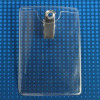 Premium Vinyl Vertical Clip-on Badge Holder 2.38" x 3.38" (100 Pack)