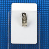 Premium Vinyl Vertical Clip-on Badge Holder 2.38" x 3.38" (100 Pack)