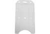 Frosted Rigid Plastic Vertical Open-Face Card Holder 2.27" x 3.93" (50 Pack)
