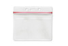Clear Vinyl Horizontal Badge Holder with Resealable Top, 3.63" x 2.75" (100 Pack)