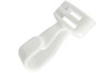 3/4" Wide White Plastic Lanyard Hook (5000 Pack)