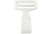 3/4" Wide White Plastic Lanyard Hook (5000 Pack)