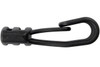 3/8" Wide Black Plastic Lanyard Hook (5000 Pack)