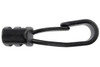 3/4" Wide Black Plastic Lanyard Hook (5000 Pack)