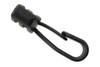 1" Wide Black Plastic Lanyard Hook (5000 pack)
