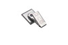Pressure-Sensitive Nickel-Plated Clip with Embossed U Bulldog Clip 1" (100 Pack)