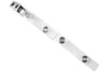 Clear Vinyl Strap Clip with 2-Hole NPS Clip & Double Straps (100 Pack)
