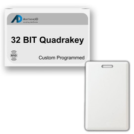 AnythingID Clamshell Cards | 32 BIT Quadrakey (Pack of 10)