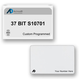 AnythingID PVC Prox Cards | 37 BIT S10701 (Pack of 50)