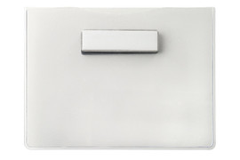 Acetate Horizontal Badge Holder with Magnet Attachment 4" x 3" (100 Pack)
