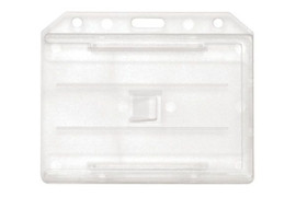 Clear Acetate Horizontal 2-Sided Multi-Card Holder 3.65" x 2.94" (50 Pack)