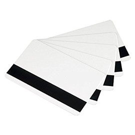 500 Blank White LoCo 300 oe PVC Mag Stripe Cards