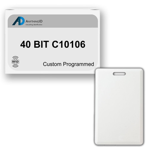 AnythingID Clamshell Cards | 40 BIT C10106 (Pack of 50)