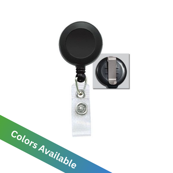 Badge Reel with Belt Clip and Durable Strap (50 Pack)