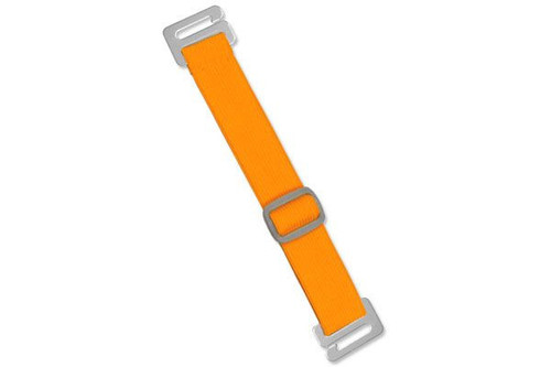 Neon Orange Antimicrobial Adjustable Elastic Arm Band Strap (100 Pack)