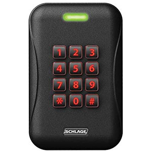 Schlage MTKB15 Mobile Enabled Multi-Technology Reader Single Gang Wall Mount with Keypad Access Control Reader