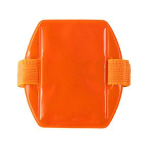 Orange Reflective Arm Band Badge Holder 2.38" x 3.38" (25 Pack)
