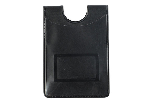 Shielded Vinyl Vertical 1-Pocket Magnetic Badge Holder with Thumb-Notch 2.35" x 3.25" (50 pack)