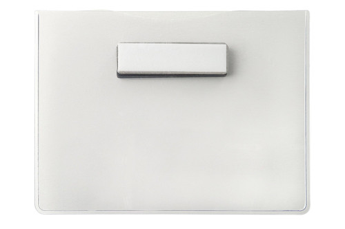 Acetate Horizontal Badge Holder with Magnet Attachment 4" x 3" (100 Pack)
