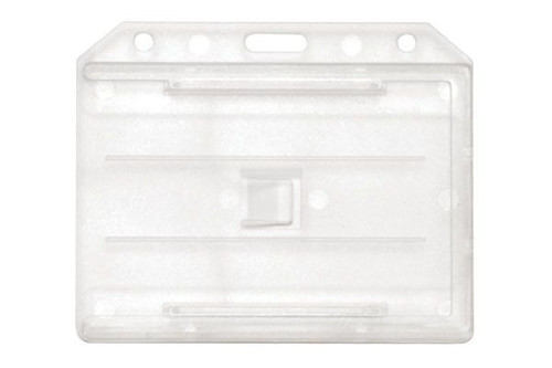 Clear Acetate Horizontal 2-Sided Multi-Card Holder 3.65" x 2.94" (50 Pack)