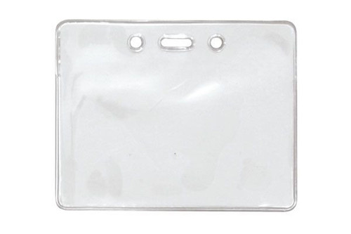 Vinyl Horizontal Proximity Card Holder, 3.5" x 2.25" (100 Pack)