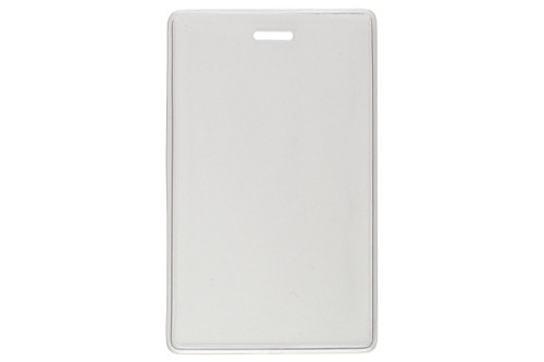 Vinyl Vertical "Lock-In" Proximity Card Holder, 2.38" x 3.75" (100 Pack)