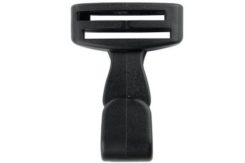 3/4" Wide Black Plastic Lanyard Hook (5000 Pack)