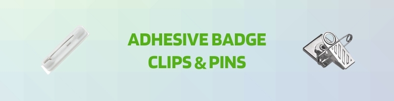Adhesive Badge Clips & Pins