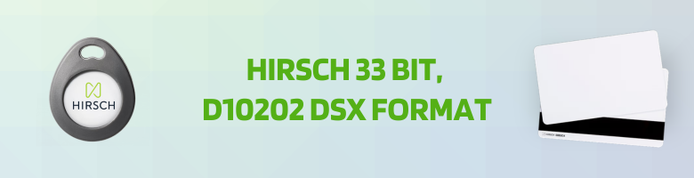 Hirsch 33 Bit D10202 DSX Format