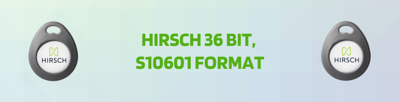 Hirsch 36 Bit, S10601 Format