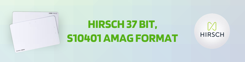 Hirsch 37 Bit, S10401 AMAG Format