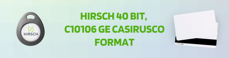 Hirsch 40 Bit, C10106 GE CasiRusco Format